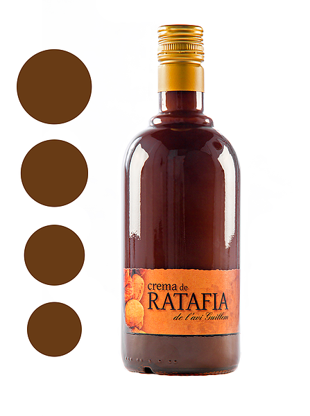 ratafies de l'avi guillem, crema, crema de ratafia