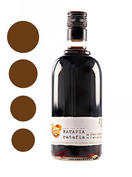 ratafia, ampolla, 70cl, ratafia avi guillem, ratafia de l'avi guillem